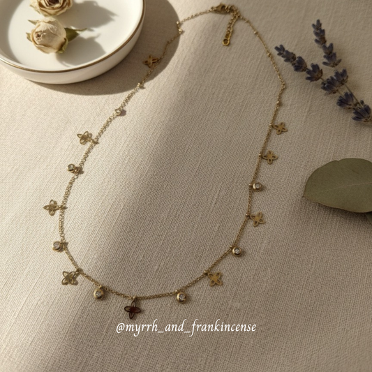 Grace Charms Necklace | 18K Gold Plated