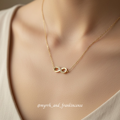 Infinite Mercy Necklace | 18K Gold Plated